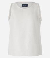 Blusa Regata em Sarja com Efeito Linho - 2