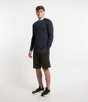 Bermuda Longa Esportiva em Microfibra com Cós Elástico - 3