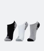 Kit 03 Meias Invisíveis em Algodão com Logo e Lettering Wilson - 1