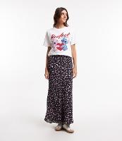 Saia New Midi em Viscose Floral Liberty - 1