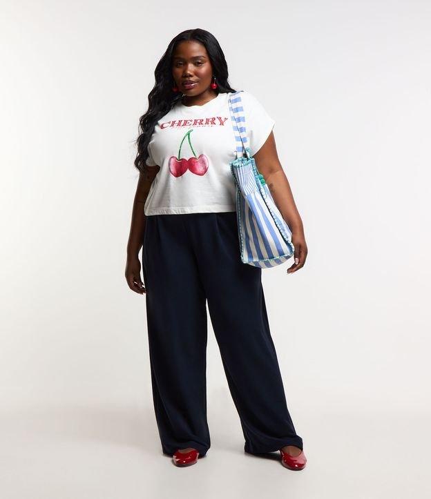 Calça Pantalona Crepe com Lastex nas Costas Curve & Plus Size - 2