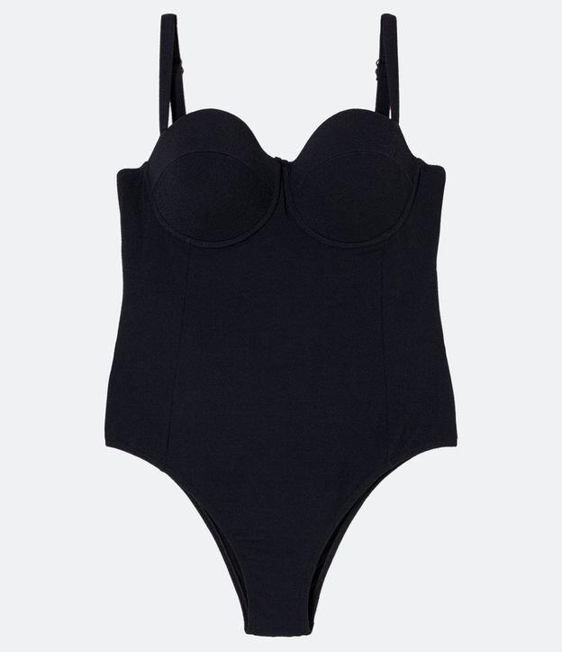 Maiô Meia Taça em Poliamida com Bojo Curve & Plus Size - 3
