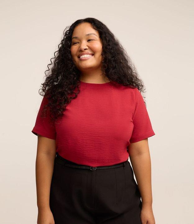 Blusa com Detalhe de Gota e Botão nas Costas Curve & Plus Size - 2