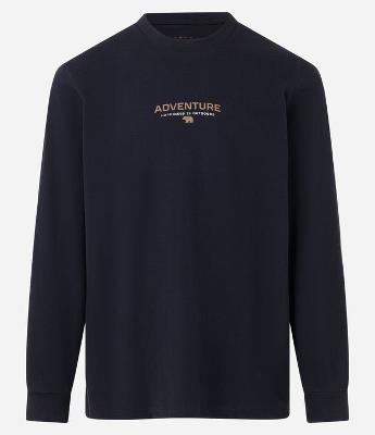 Camiseta Comfort em Algodão com Estampa de Montanhas