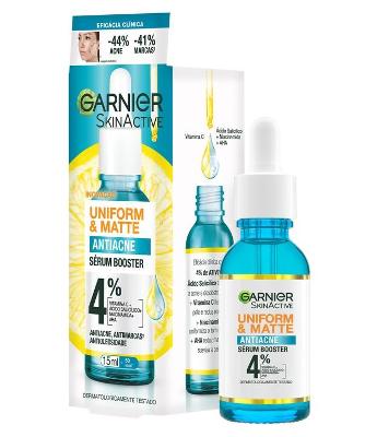 Sérum Facial Garnier Uniform Matte Antiacne Skin Active