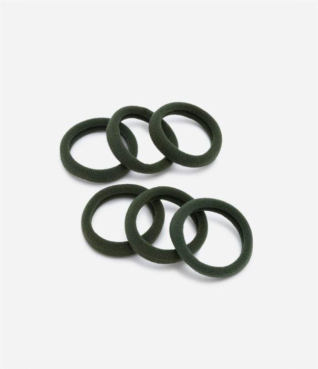 Kit 06 Borrachinhas de Cabelo Básicas - 1