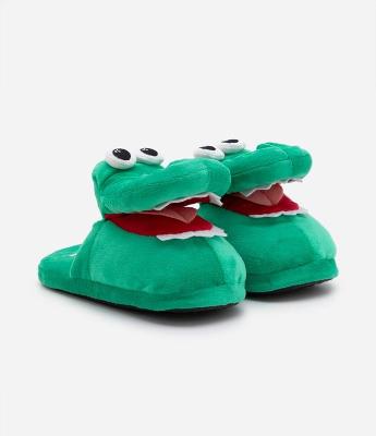 Pantufa Chinelo Infantil com Jacarézinho Interativo - Tam 29/30 ao 35/36