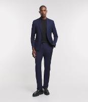 Calça Slim em Tricoline com Estampa Xadrez - 1