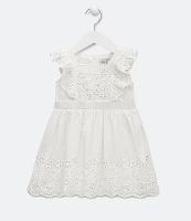 Vestido Infantil com Bordados Boroderie - Tam 1 a 5 Anos - 1