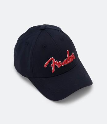 Boné Aba Curva com Bordado Fender