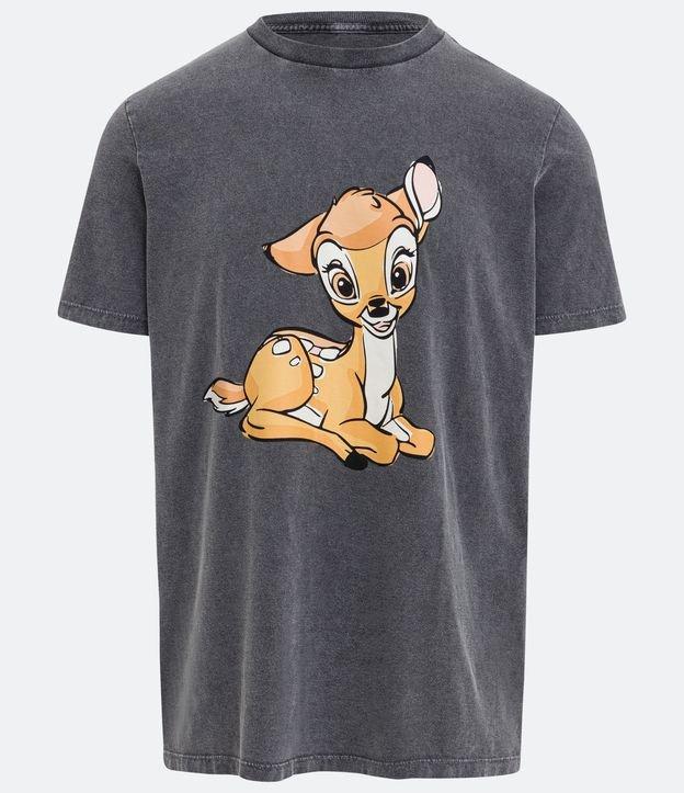 Camiseta em Meia Malha Manga Curta com Estampa Bambi - 2