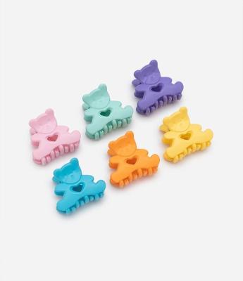 Kit 06 Piranhas de Cabelo Infantil com Formato de Urso