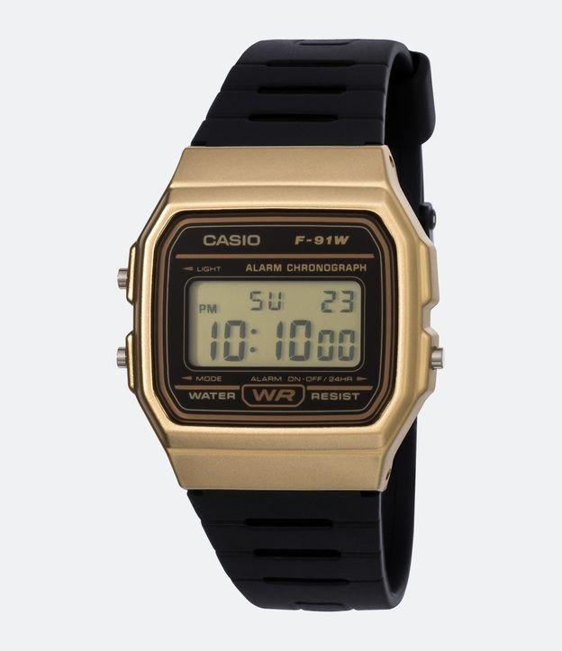 Relógio Casio Unissex Digital F-91WM-9ADF - 1