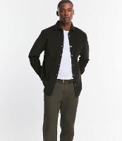 Camisa em Veludo com Bolso no Peito e Abotoamento - 1