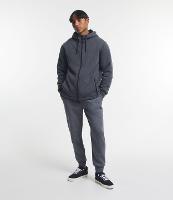 Calça em Moletom com Cós Elástico e Barra Ajustada - 1