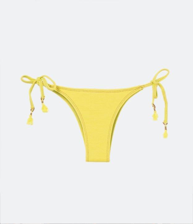 Biquíni Calcinha Lacinho em Poliamida com Pesponto Contrastante - 2