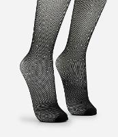 Meia Calça Arrastão com Detalhe em Strass - 2