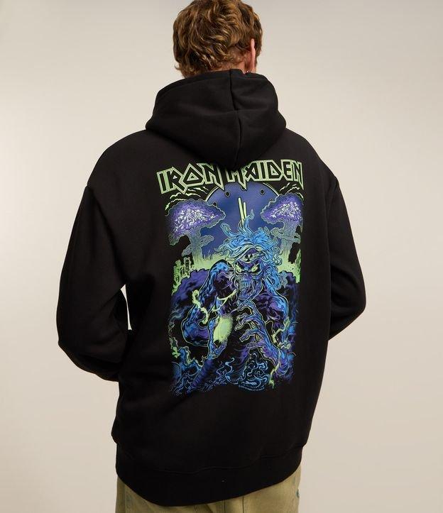 Blusão Balloon em Moletom com Forro Fleece e com Estampa Iron Maiden - 2