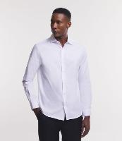 Camisa em Tricoline com Gola Lapela e Textura Mercerizada - 1