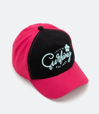 Boné Trucker Infantil com Estampa Surfing