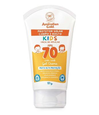 Protetor Solar Corporal Gel Creme Kids FPS 70