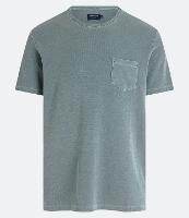 Camiseta Comfort em Algodão Texturizado com Bolso Frontal - 1