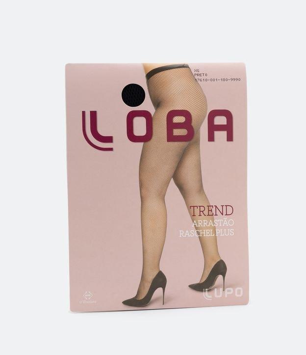 Meia Calça Arrastão em Microfibra Loba Curve & Plus Size - 1