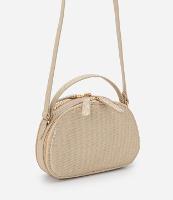 Bolsa Arredondada Transversal com Fechamento por Zíper - 1