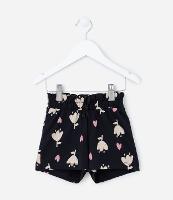 Short Clochard Infantil com Amarração - Tam 1 A 5 Anos - 1