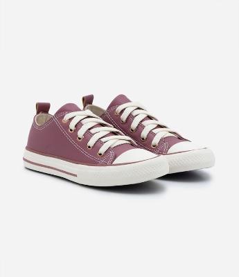 Tênis Infantil com Cano Baixo e Cadarço - Tam 28 ao 37