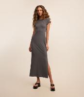 Vestido Longo em Algodão com Manga Curta - 3