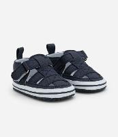 Sandália Infantil Têxtil com Tiras e Velcro - Tam 0 a 18 meses - 1