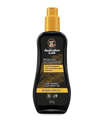 Acelerador de Bronzeado Corporal Gel Clear Spray Australian Gold