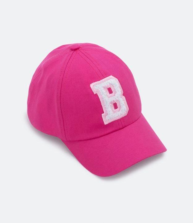 Boné Infantil em Sarja com Estampa Letra B - 1