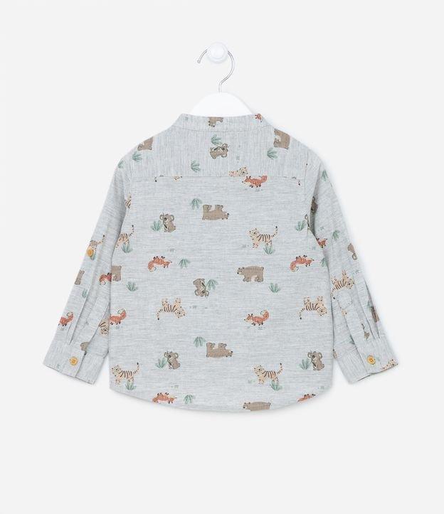 Camisa Infantil em Algodão com Estampa Bichinhos - Tam 1 a 5 anos - 1
