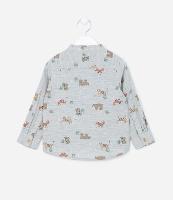 Camisa Infantil em Algodão com Estampa Bichinhos - Tam 1 a 5 anos - 1