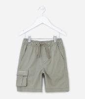 Bermuda Infantil com Bolso Cargo - Tam 5 a 14 anos - 2