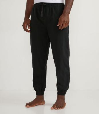 Calça Pijama com Cós e Barra com Ajuste