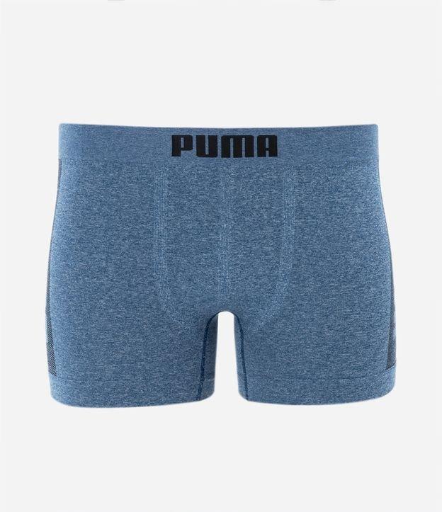 Cueca Boxer em Poliamida com Estampa Puma - 1