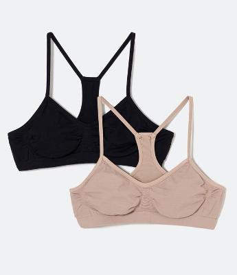 Kit 02 Sutiãs Nadador em Poliamida sem Bojo e sem Aro