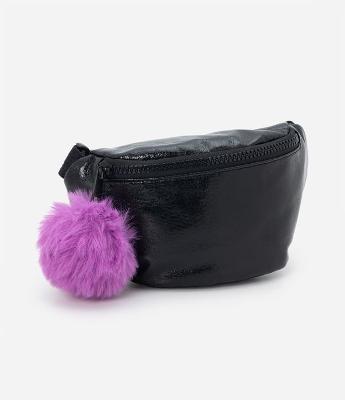 Pochete Infantil em Verniz com Pompom - Tam U
