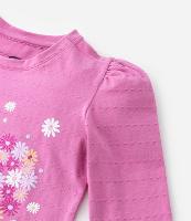 Blusa Infantil  Texturizada em Algodão Estampa Skye Patrulha Canina - Tam 2 a 6 anos - 1