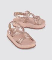 Sandália Infantil com Tiras e Glitter Zaxy - Tam 17 ao 27 - 1