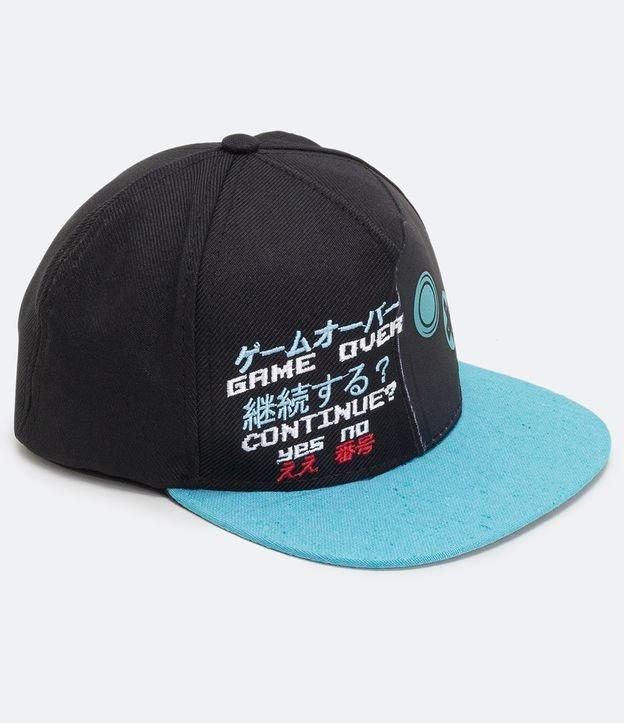 Boné Infantil Bordado Controle de Game - Tam Ú - 1