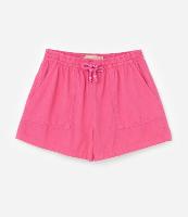 Short Comfy em Sarja com Amarração no Cós e Bolsos Curve & Plus Size - 1