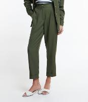 Calça Jogger em Crepe com Bolsos nas Laterais - 1