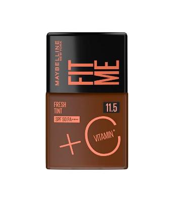Base Liquida Maybelline NY Fit Me Fresh Tint com Vitamina C e FPS50