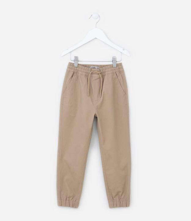 Calça Jogger Infantil em Sarja - Tam 5 a 14 anos - 1