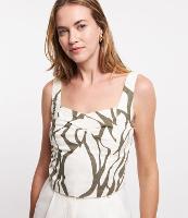 Blusa Cropped em Viscolinho com Lastex nas Costas - 1