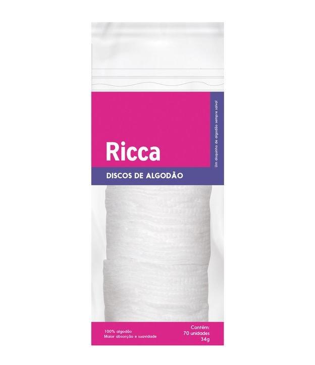Disco de Algodão Facial 70 Unidades Ricca - 1